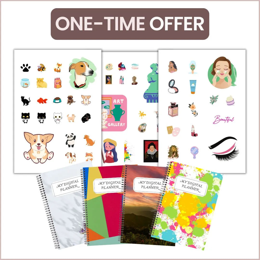 9000+ Sticker & 150+ Covers – BloomPlanners